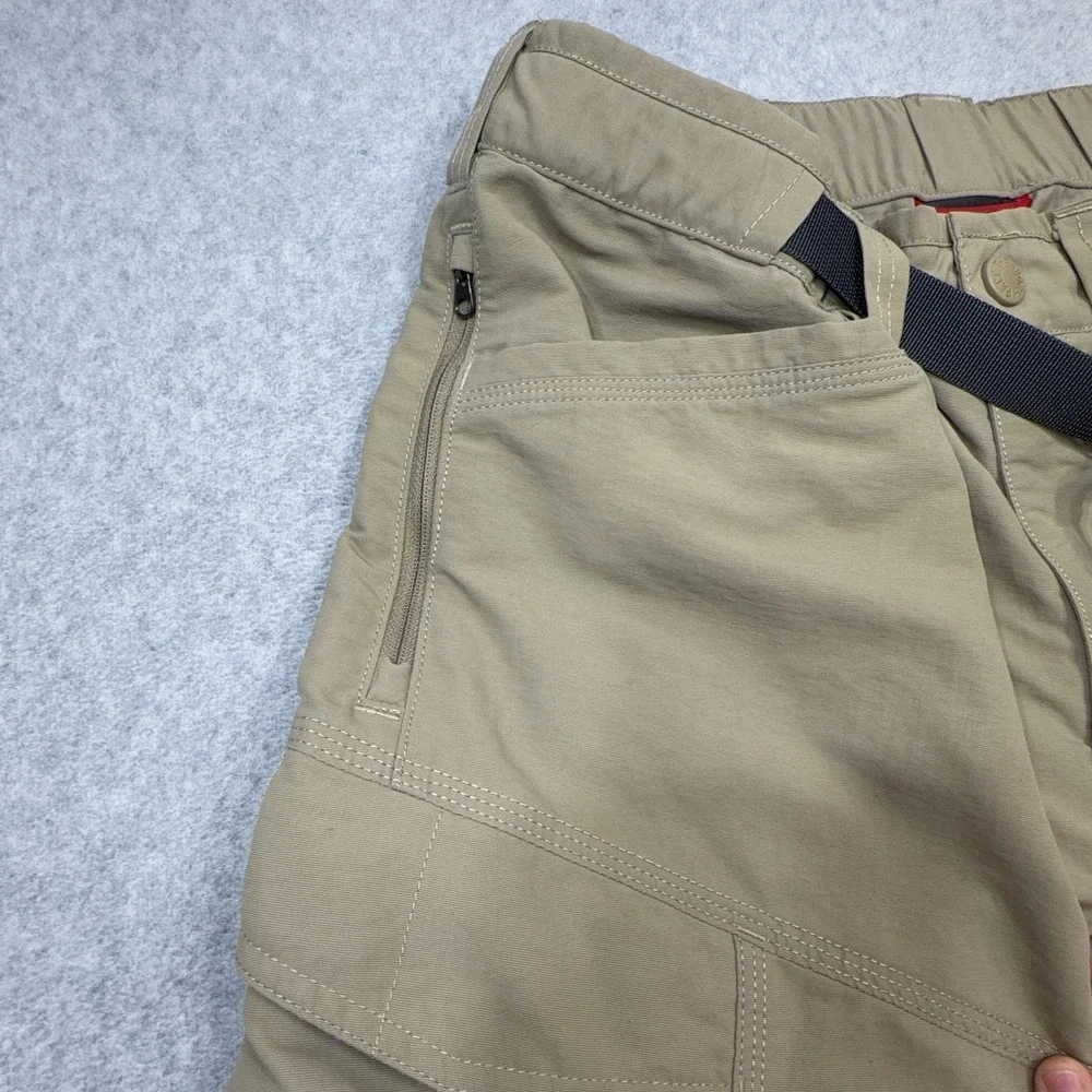 The North Face Paramount Convertible Pants Mens Small Beige Cargo Hiking Outdoor